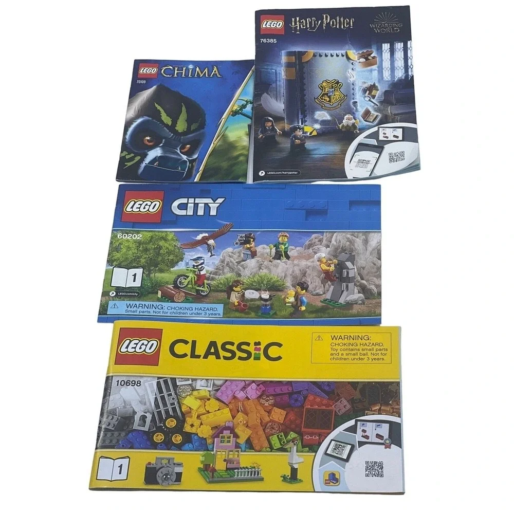 LEGO Instruction Manuals Lot of 19 City Creator Classic Chima Harry Potter Mixed